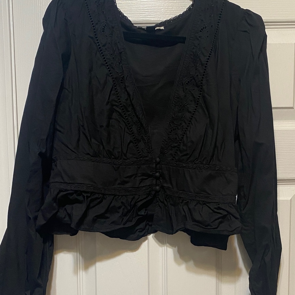 American Eagle Outfitters Black Blouse